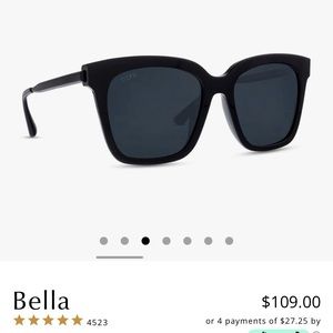 NEW Diff Eyewear Bella Polarized Sunglasses